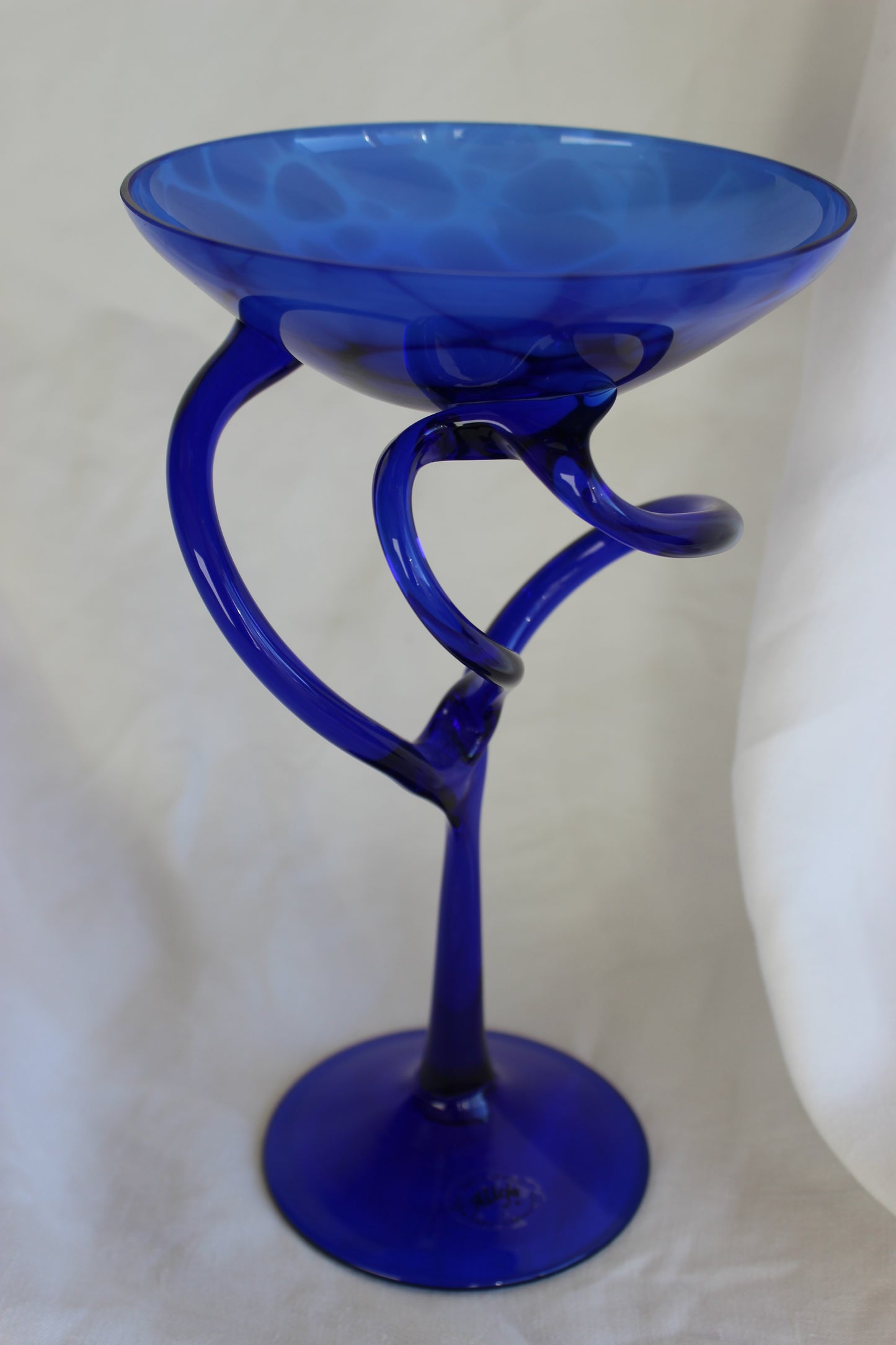 Blue glass ornament