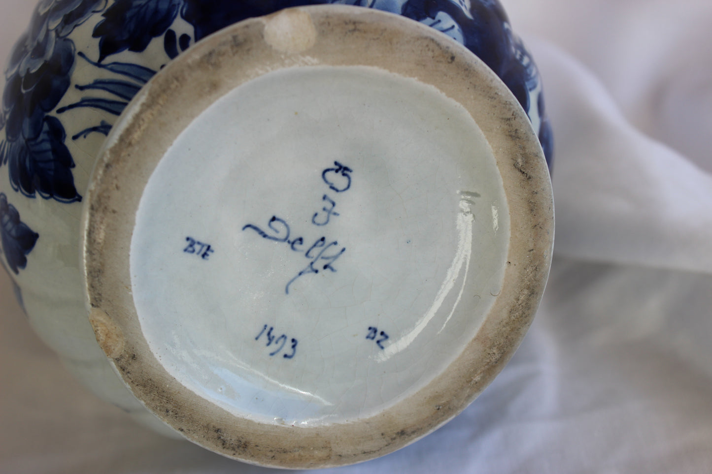Pretty blue Delft jug